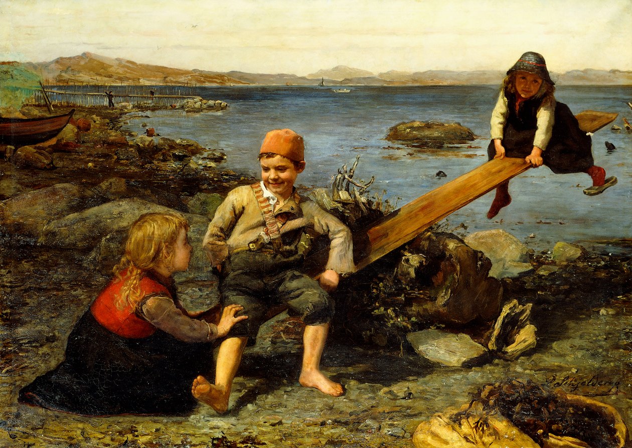 Wippe am Meer von Leis Schjeldrup