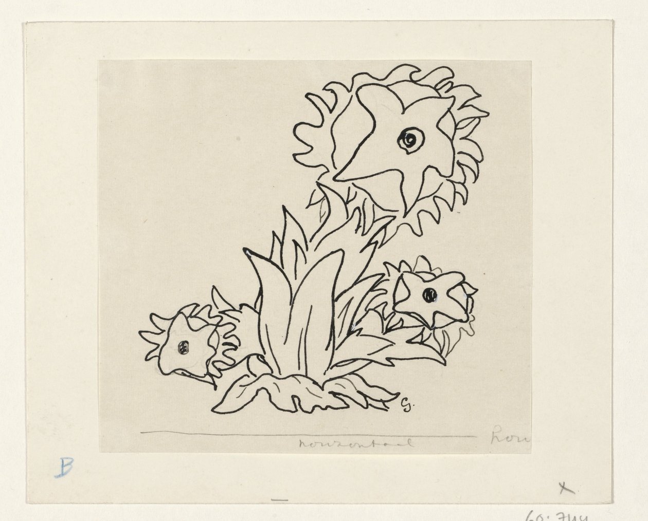 Blumen von Leo Gestel (signed by artist)