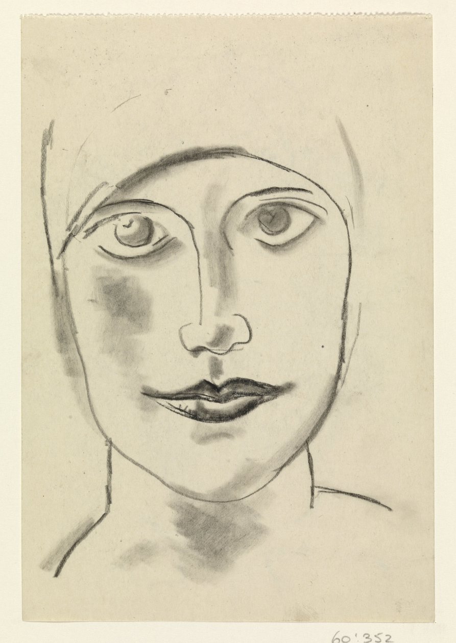 Frauenkopf von Leo Gestel