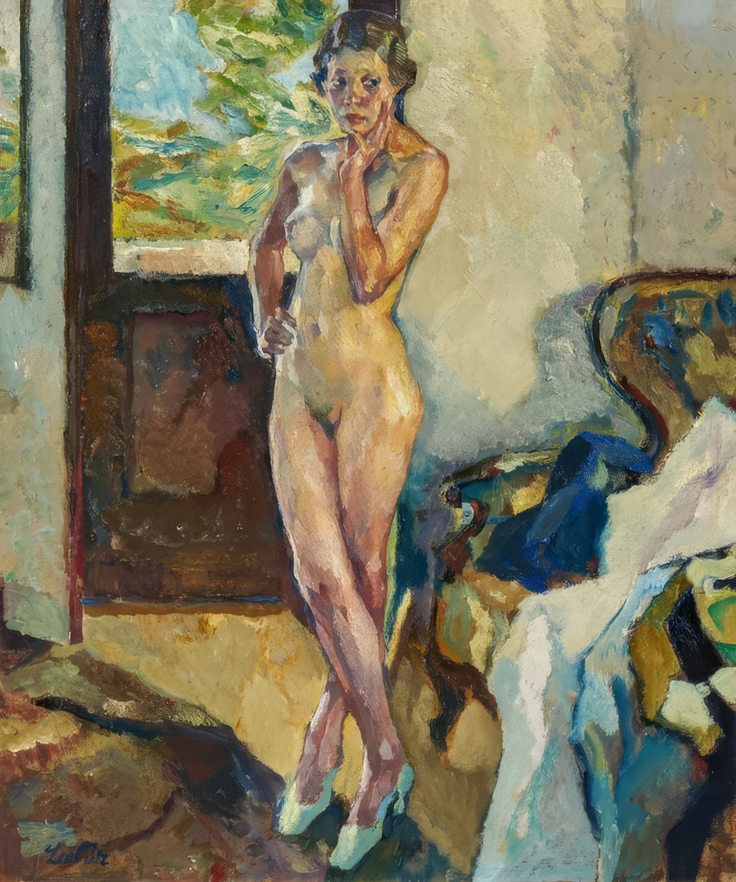 Am Fenster von Leo Putz