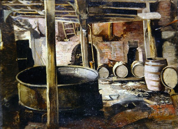 Die alte Brauerei, 1895 von Leon Henri Marie Frederic