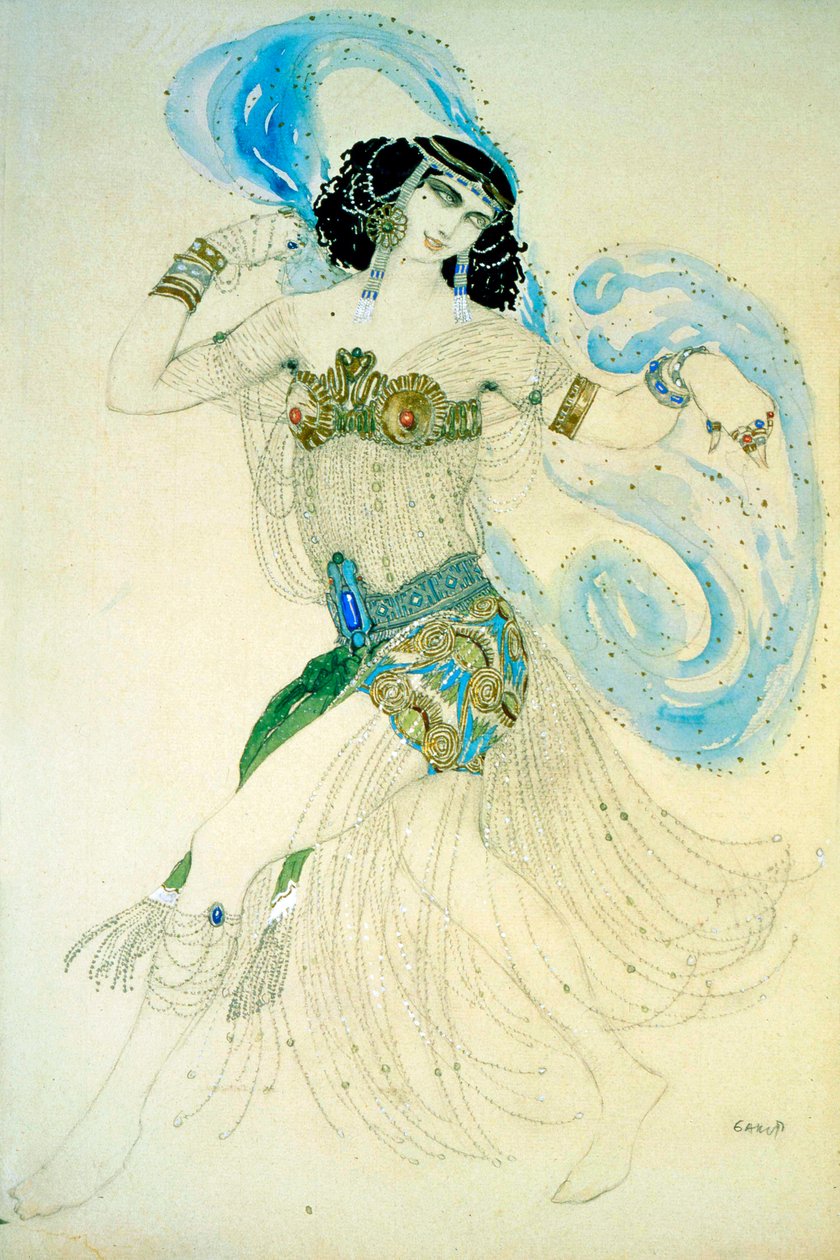 Tanz der sieben Schleier, 1908 von Leon Bakst