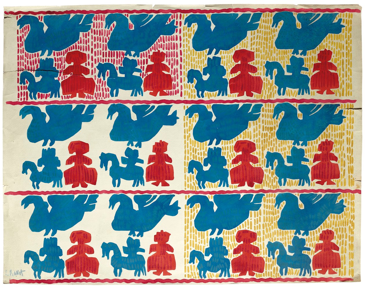 Textildesign, frühes 20. Jahrhundert von Leon Bakst