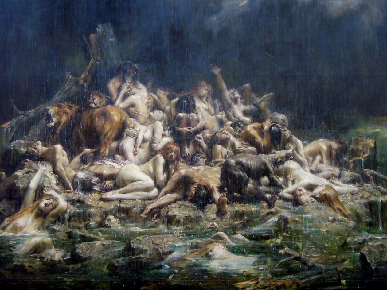 Die Sintflut von Leon Francois Comerre