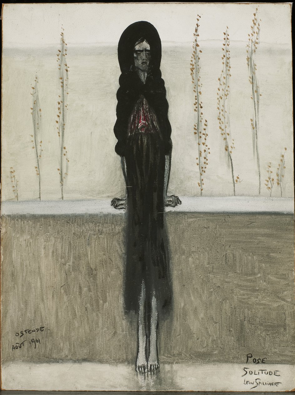 Pose, Einsamkeit von Leon Spilliaert