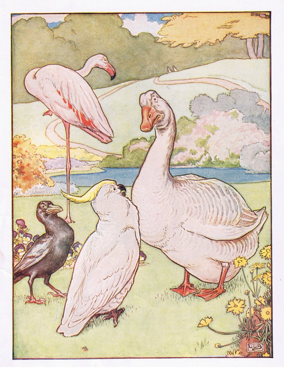 Und der Ganter verstand sie nicht, Illustration aus 