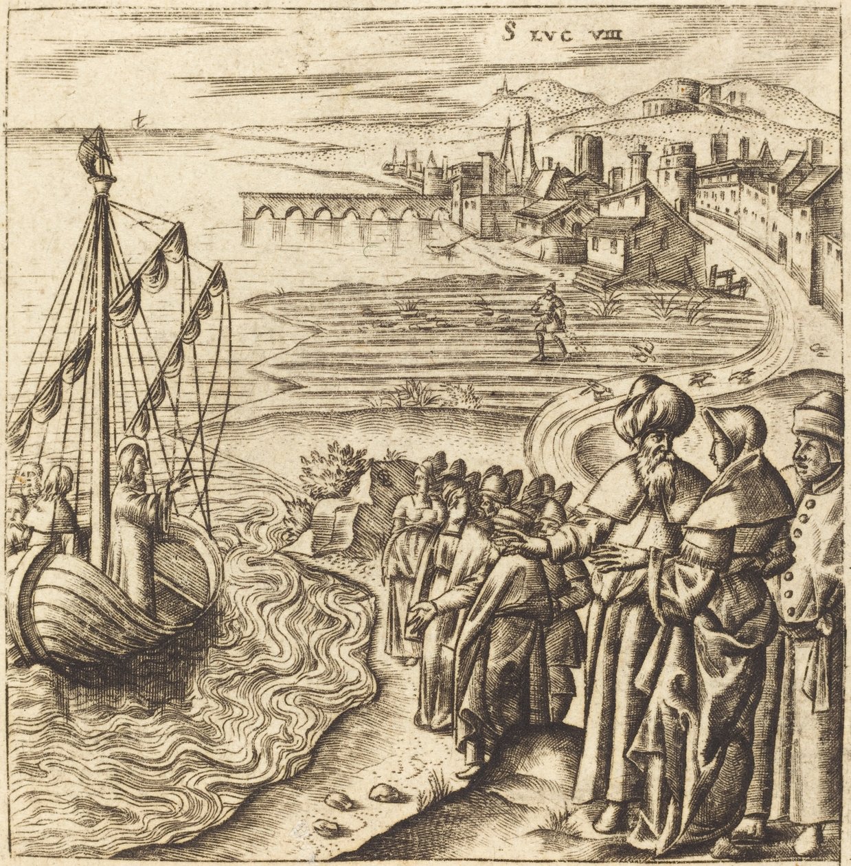 Christus auf dem See von Leonard Gaultier
