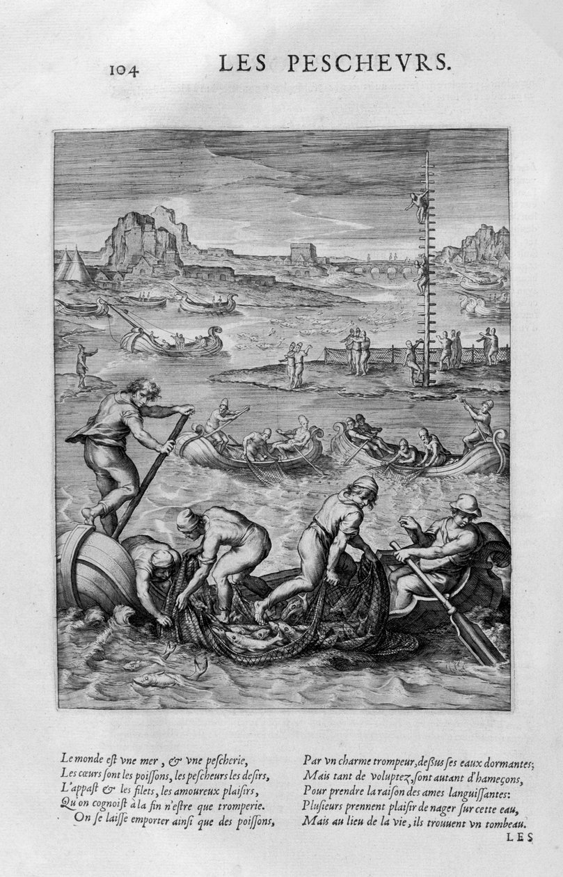 Der Fischer, 1615 von Leonard Gaultier