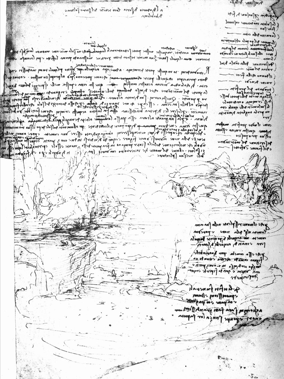 Fol.145v-a, Seite aus Da Vincis Notizbuch von Leonardo da Vinci