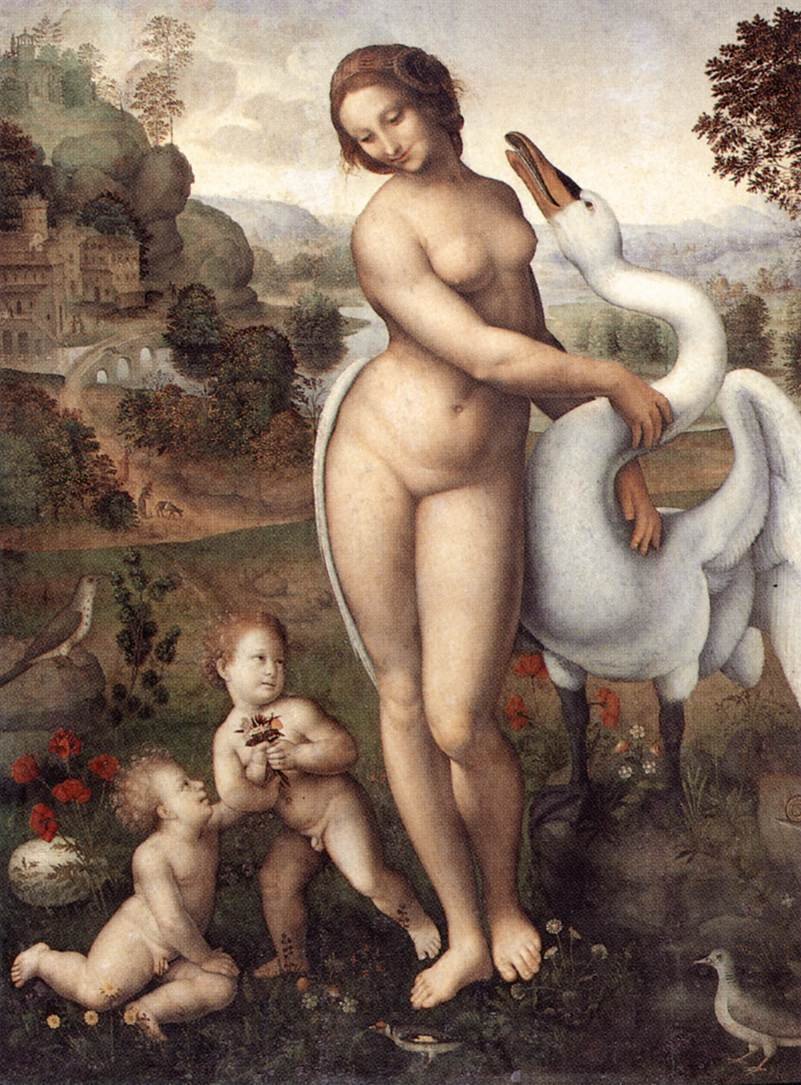 Leda und der Schwan von Leonardo da Vinci