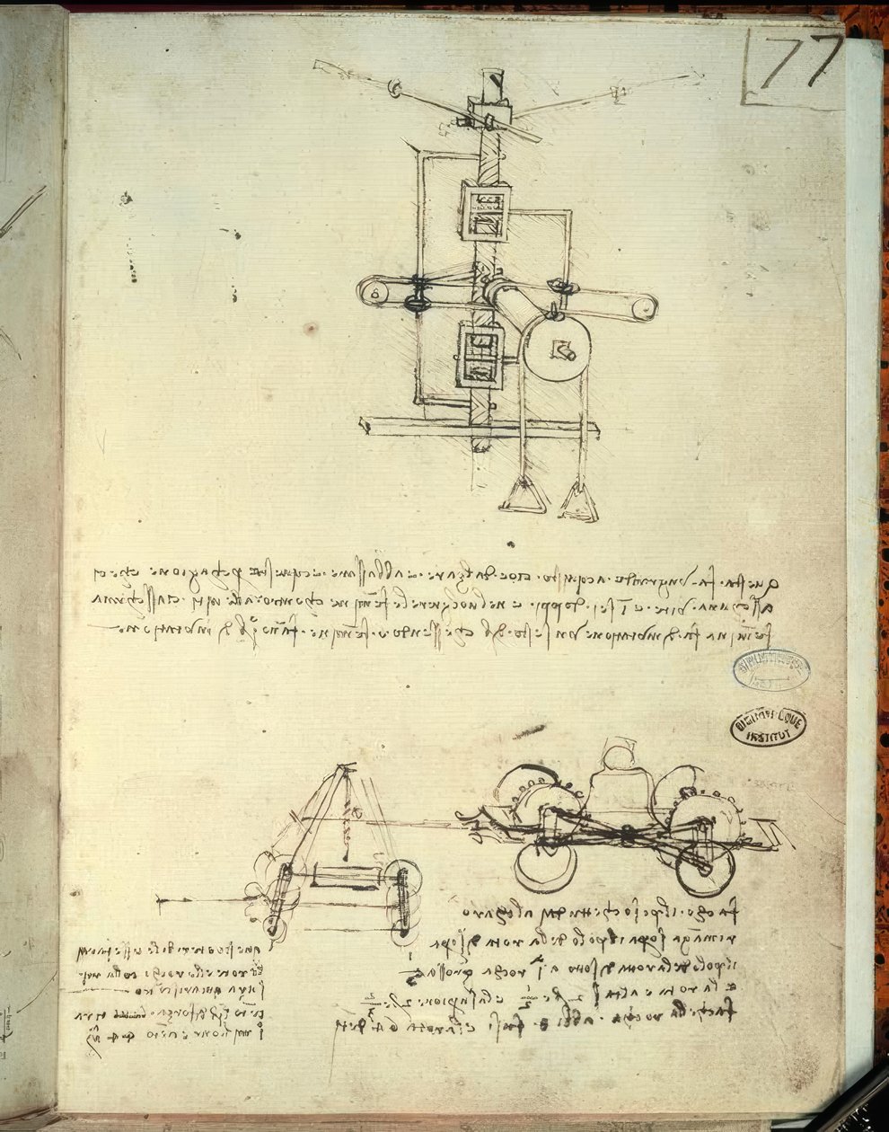 Maschinen von Leonardo da Vinci