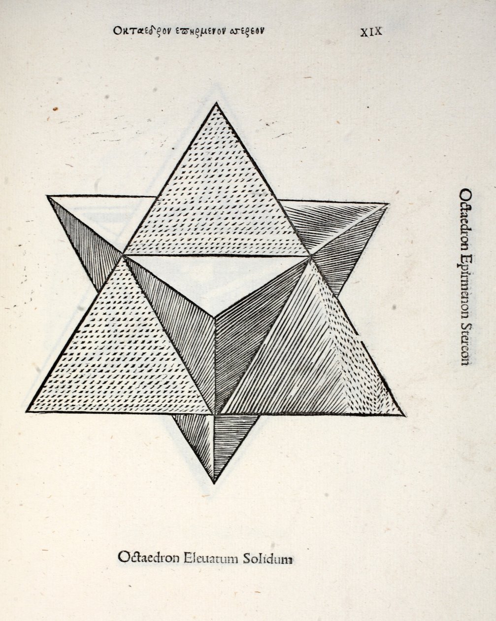 Octocedron elevatum solidum, Illustration aus 