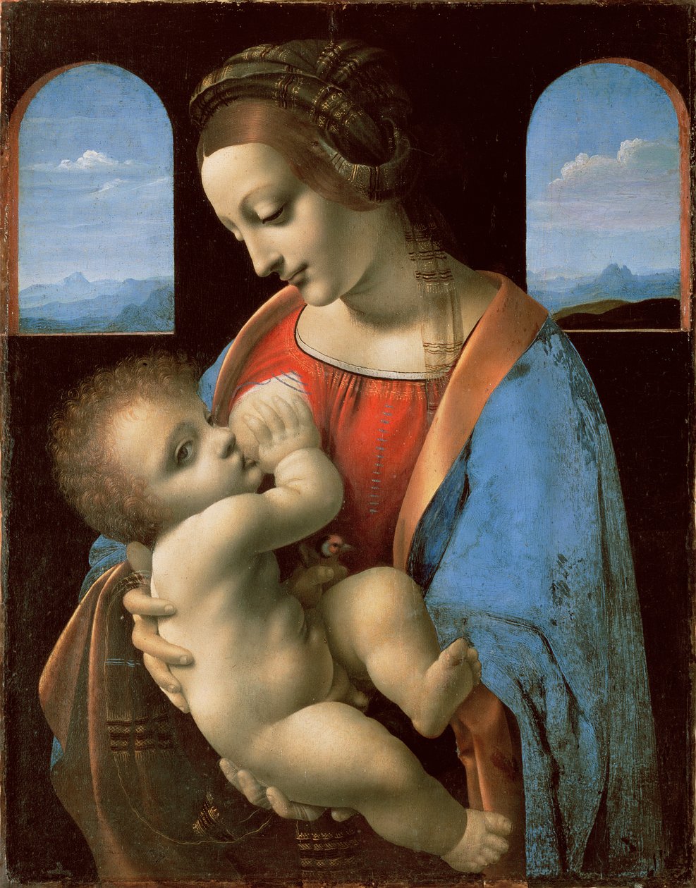 Die Litta Madonna, ca. 1490 von Leonardo da Vinci