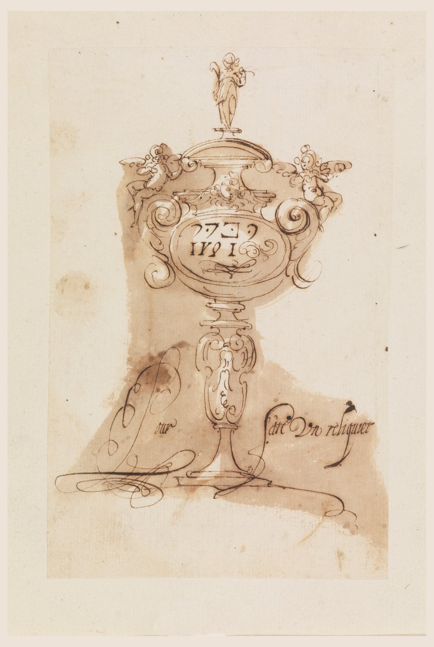 Entwurf für Reliquiar von Leonardo Scaglia