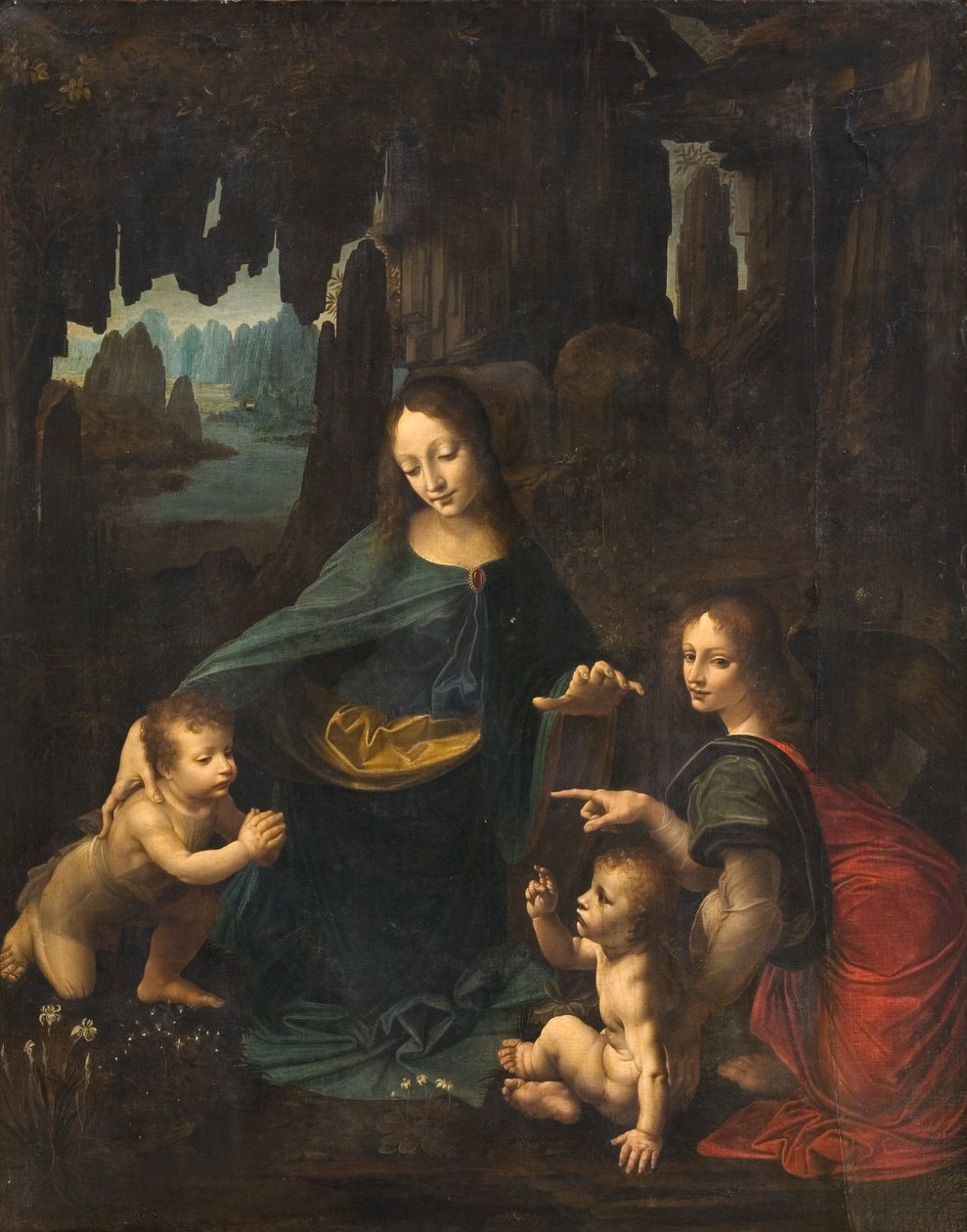 Die Felsgrottenmadonna von Leonardo da Vinci