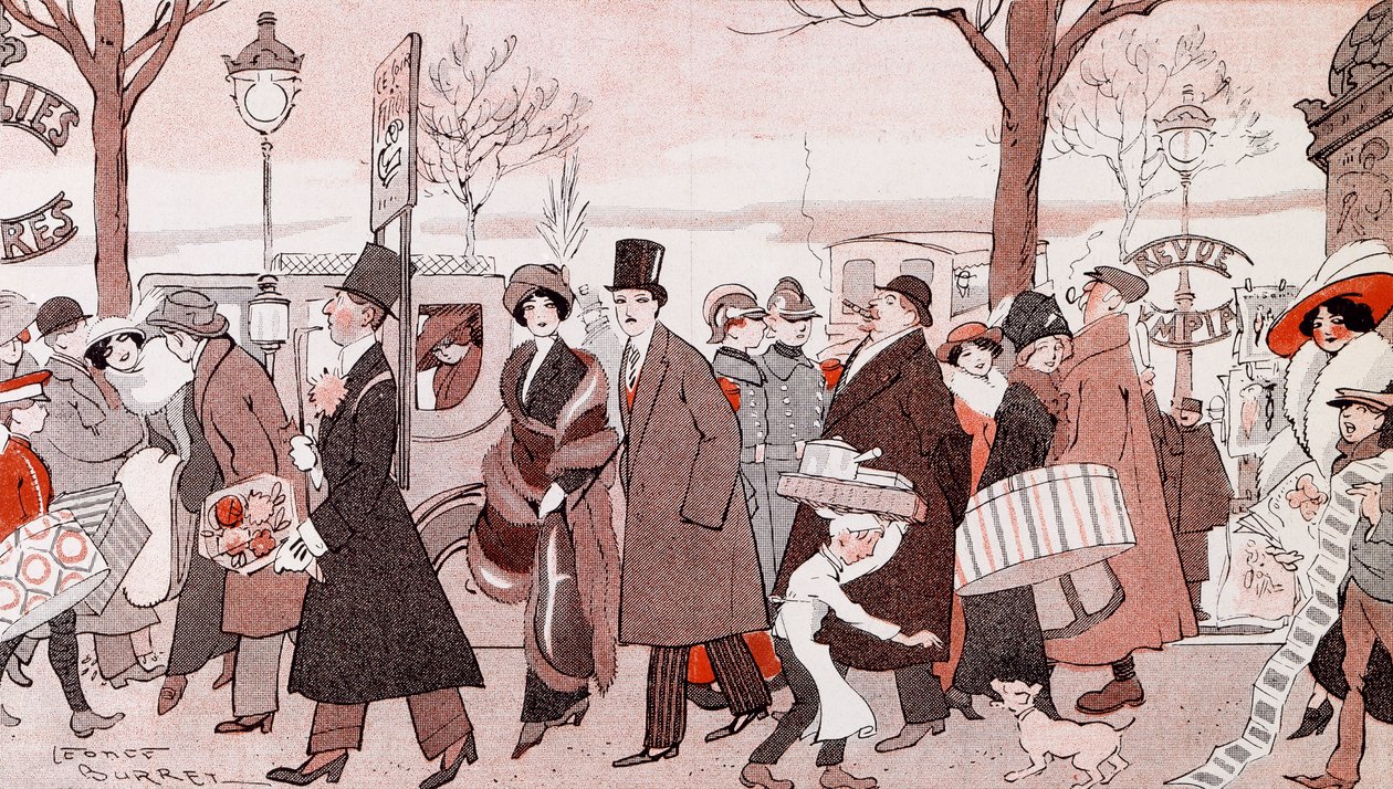Der Boulevard, von Leonce Burret von Leonce Burret