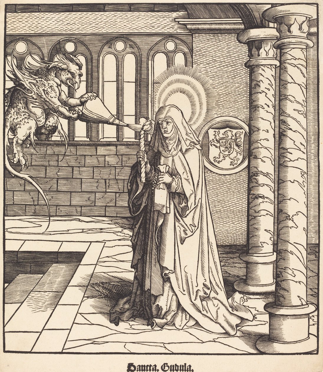 Heilige Gudula von Leonhard Beck