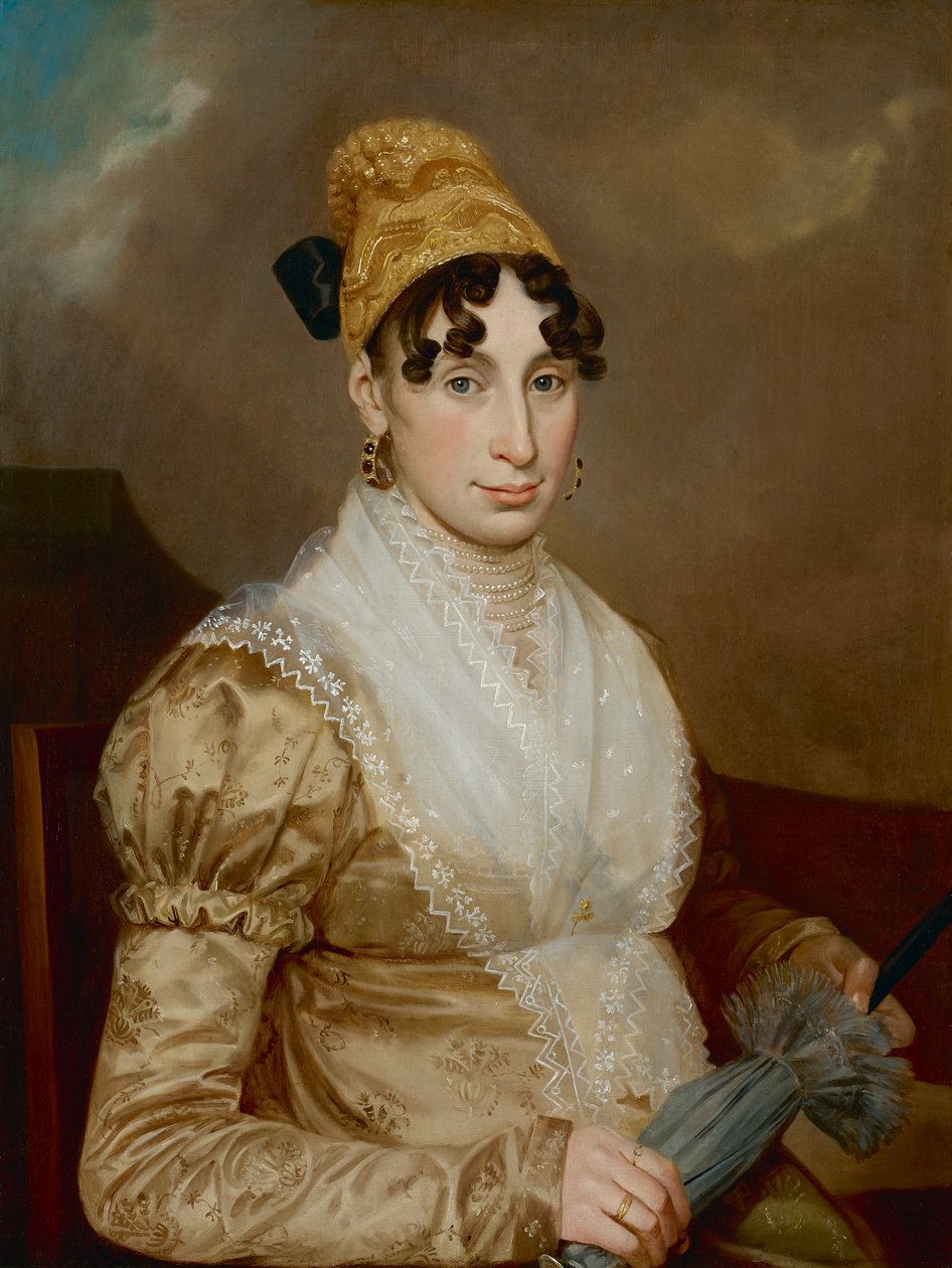 Dame mit Goldhaube von Leopold Blonder