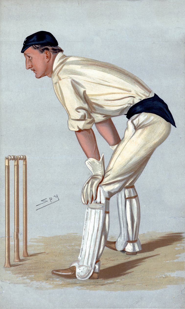 Oxford Cricket, 1889 von Leslie Matthew Ward