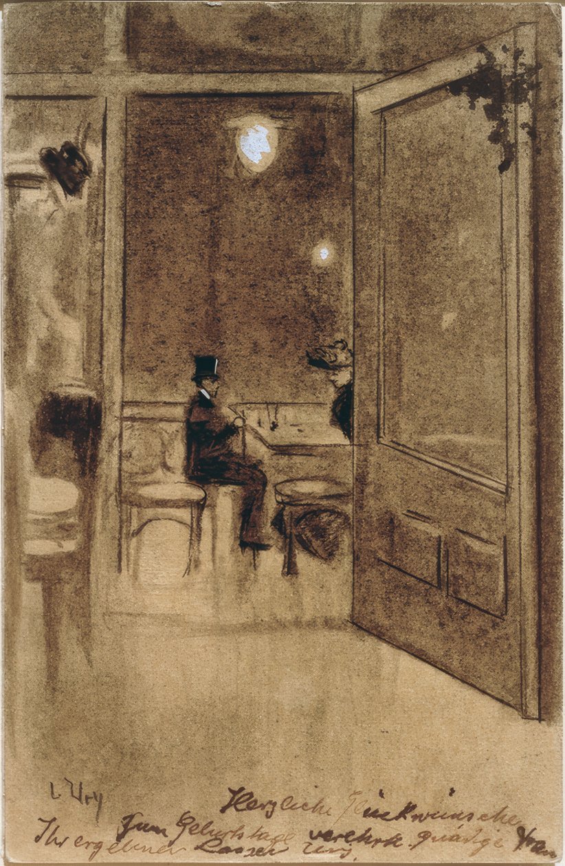 Saal Café Bauer von Lesser Ury