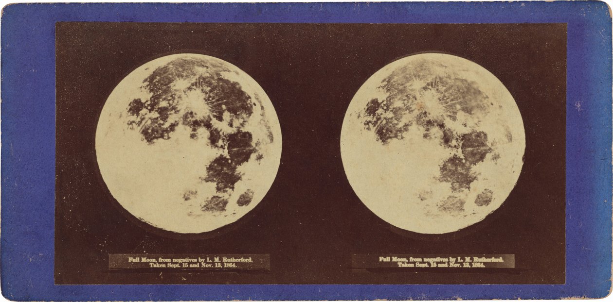 "Vollmond", 1864 (Foto) von Lewis M. Rutherford