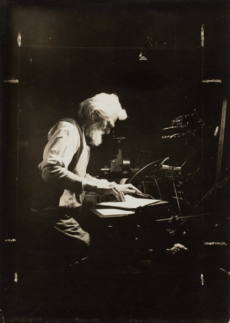 Drucker und Handwerker von Lewis Wickes Hine