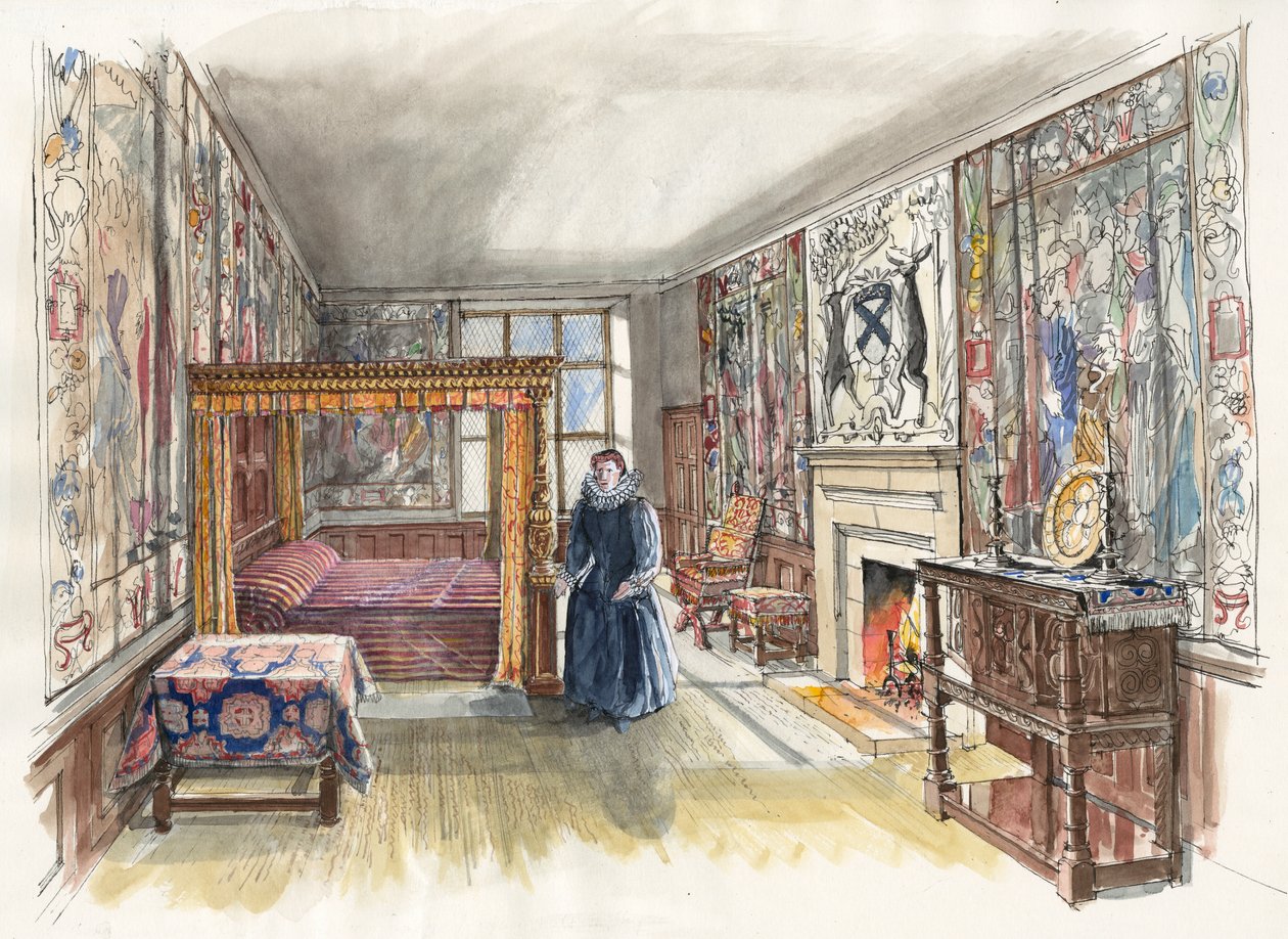 Hardwick Old Hall, 1601, ca. 2000-2010 von Liam Wales
