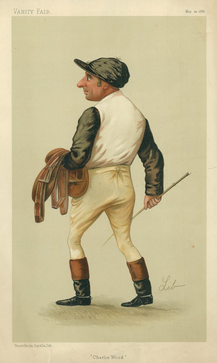 Charles Wood, Charlie Wood, 22. Mai 1886, Vanity Fair Karikatur von Liborio Prosperi