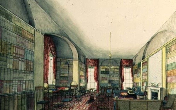 Die Bibliothek in Aynhoe von Lili Cartwright