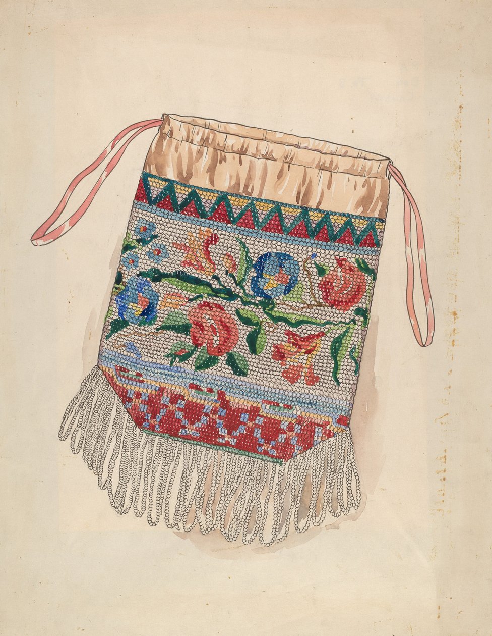 Tasche, 1935-1942 von Lillian Causey