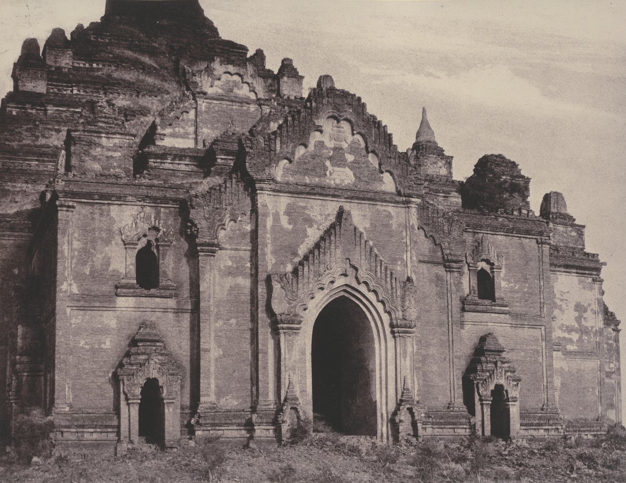Pugahm Myo: Ostfassade der Damayangyee-Pagode von Linnaeus Tripe