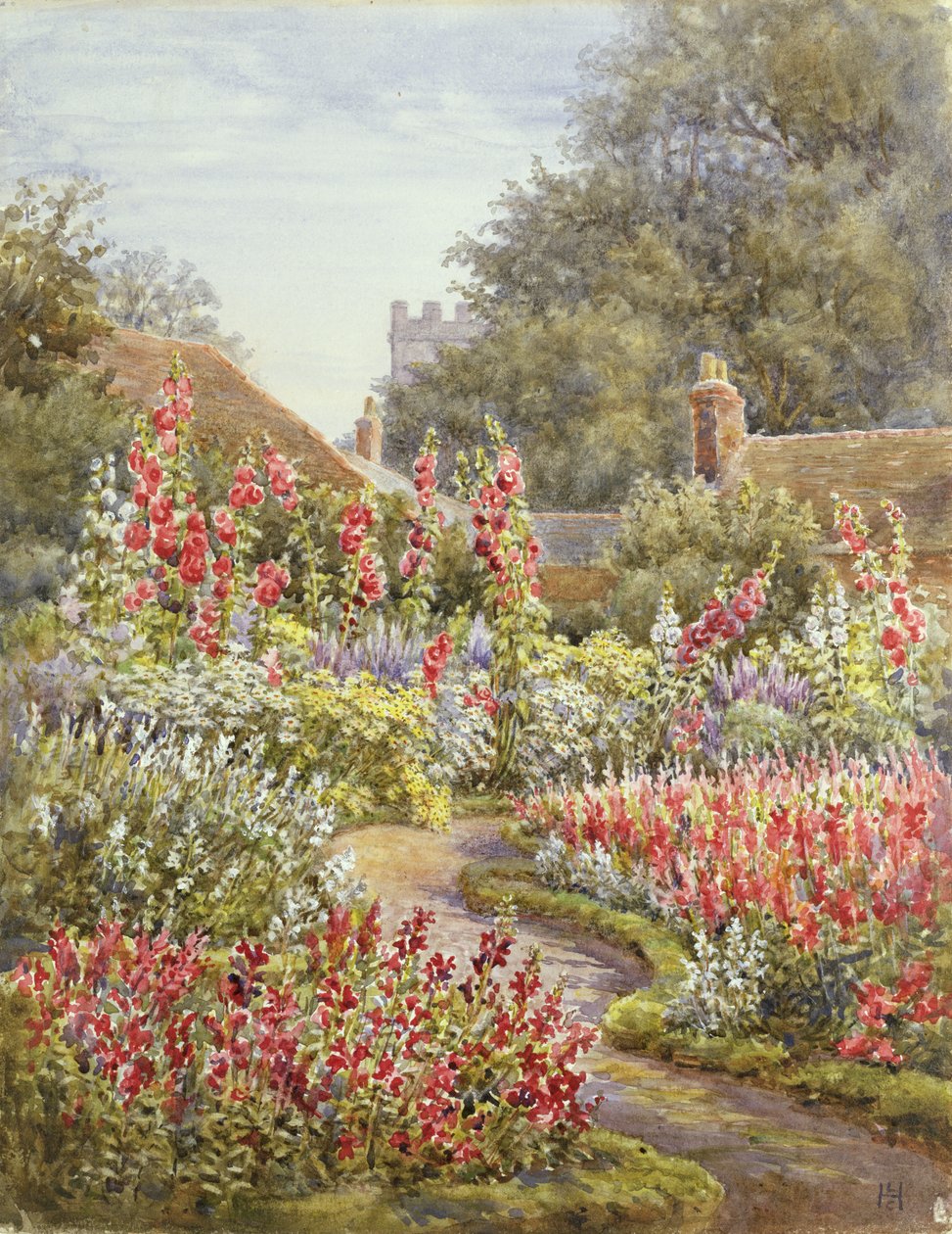 Stockrosen von Lionel Charles Henley