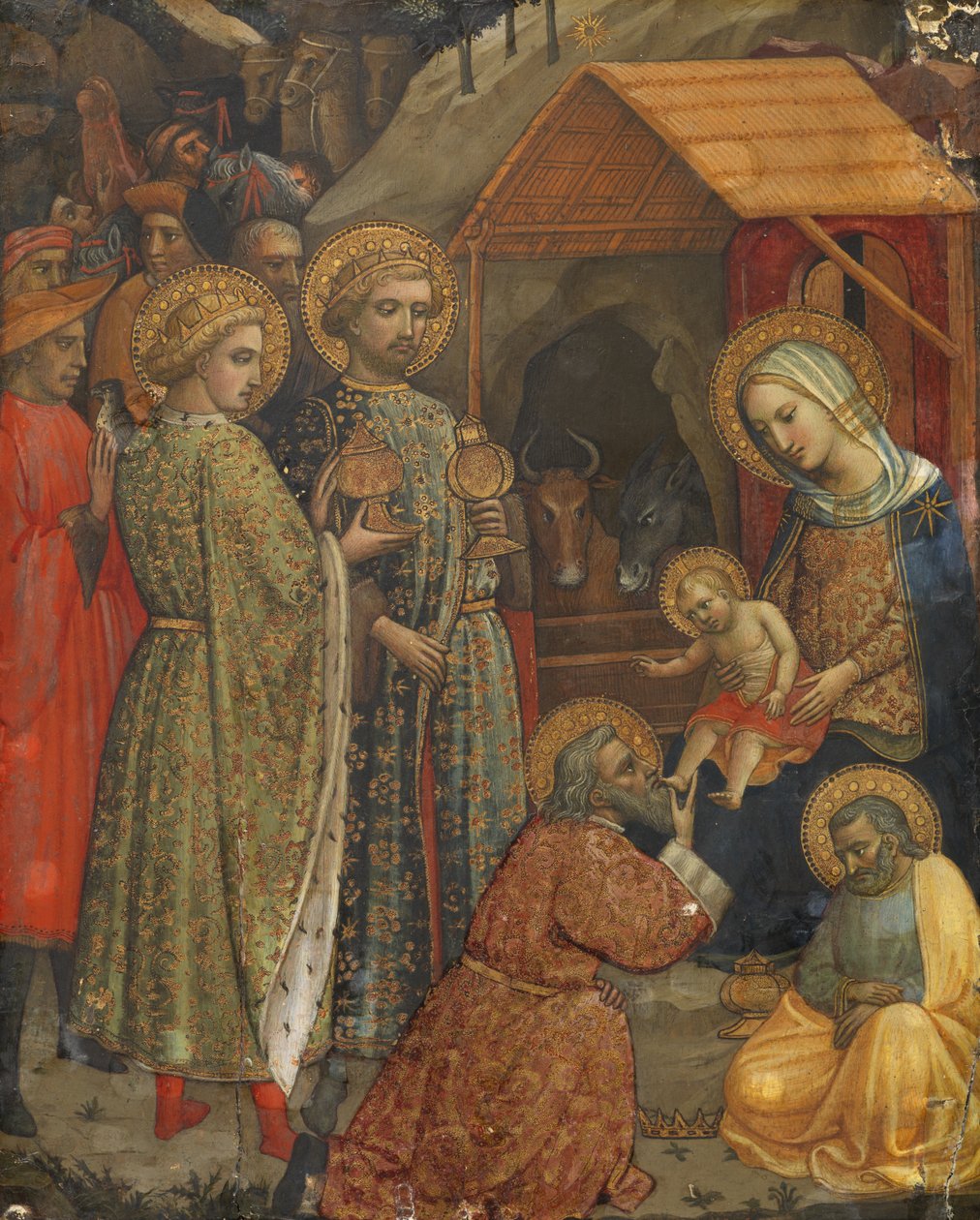 Anbetung der Heiligen Drei Könige, 1400 von Lippo di Andrea