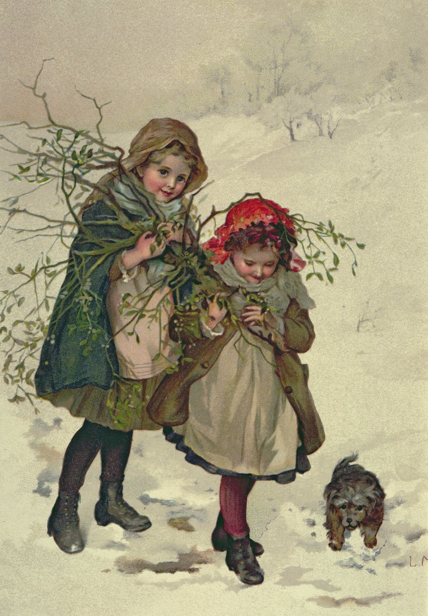 Illustration aus Weihnachtsbaumfee, veröffentlicht 1886 von Lizzie Mack