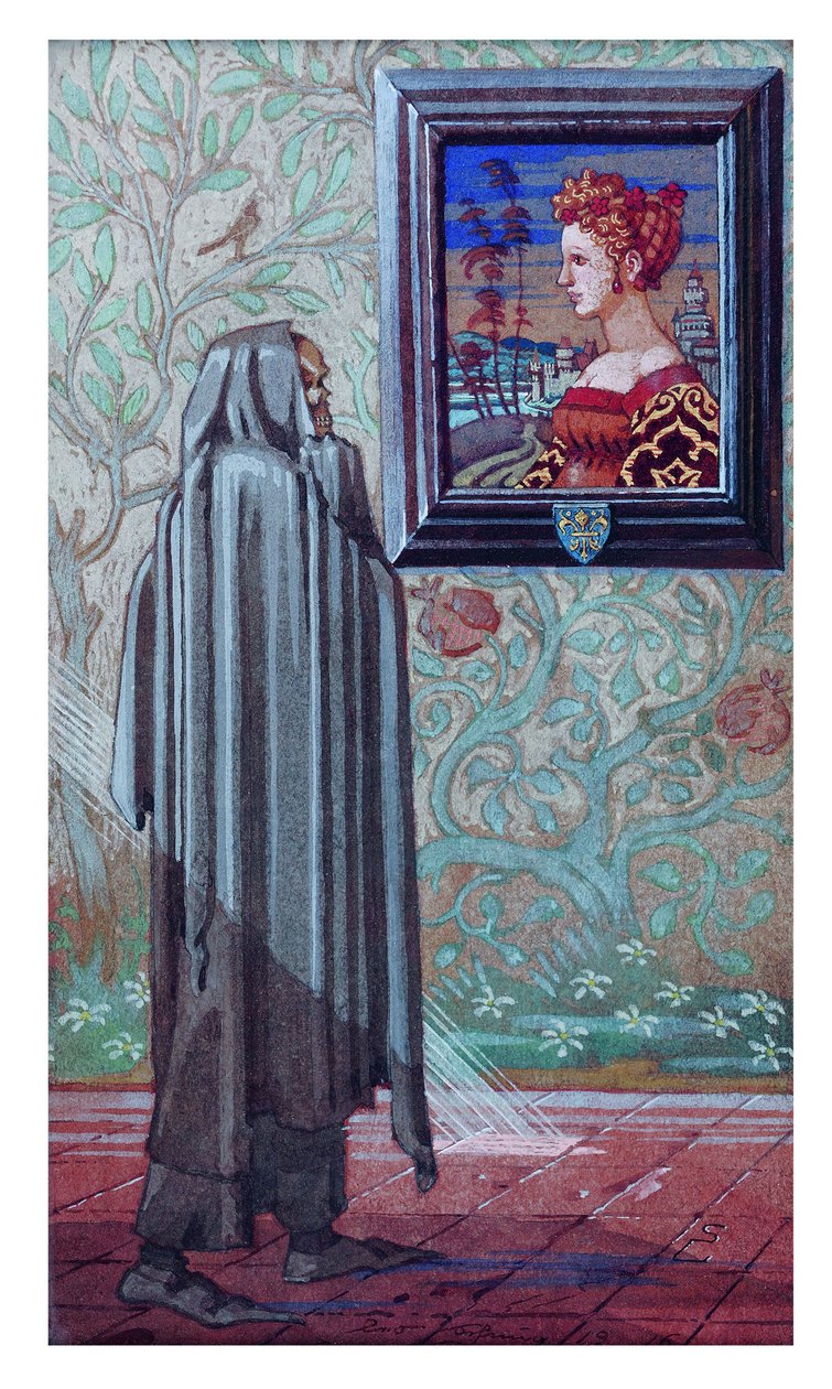 Das Mädchen und der Tod, 1916 von Léo Schnug
