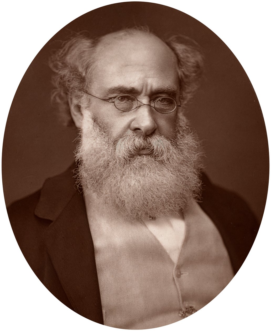 Anthony Trollope, Schriftsteller, 1878 von Lock and Whitfield