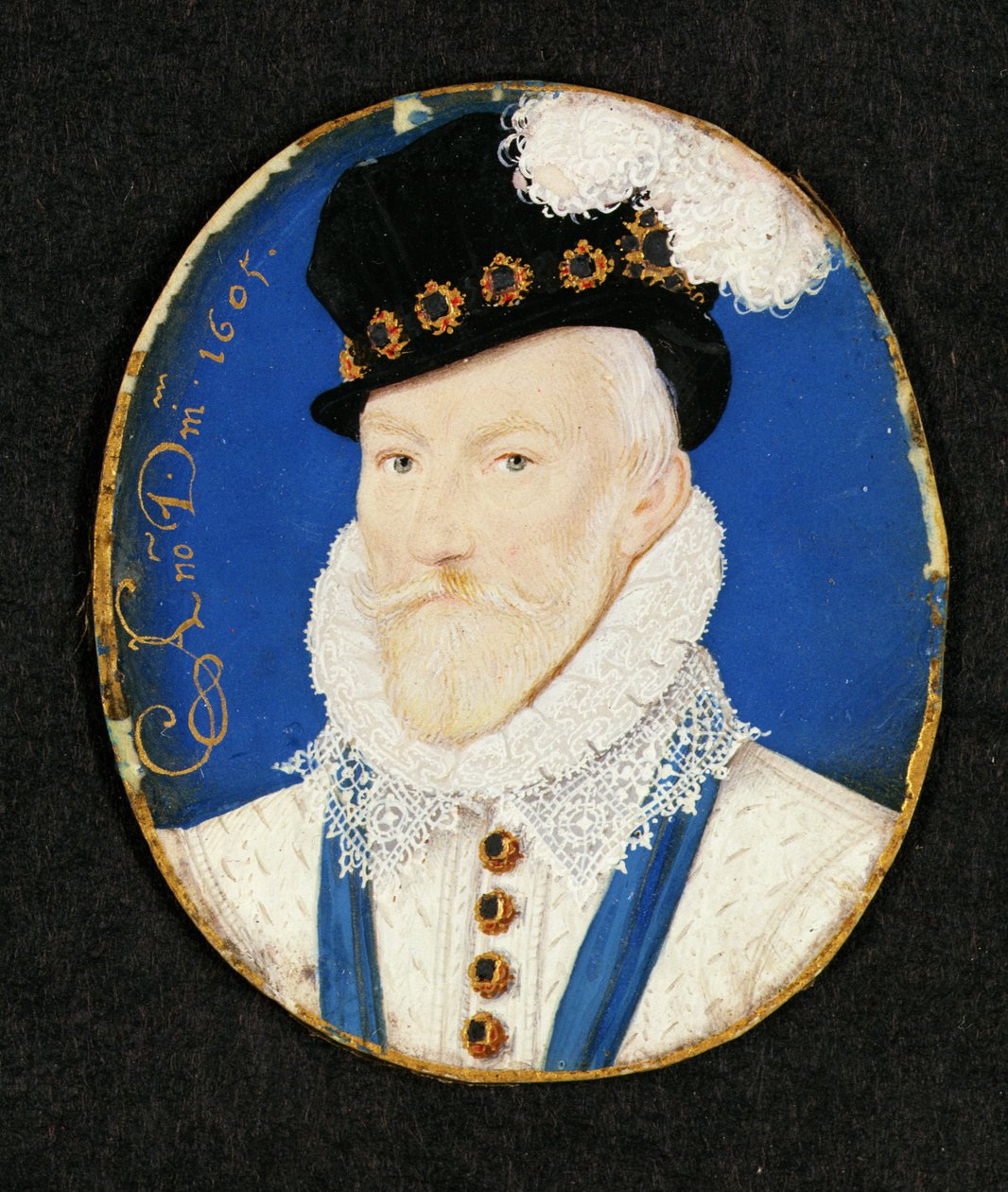 Miniatur von Lord Howard of Effingham von Lockley