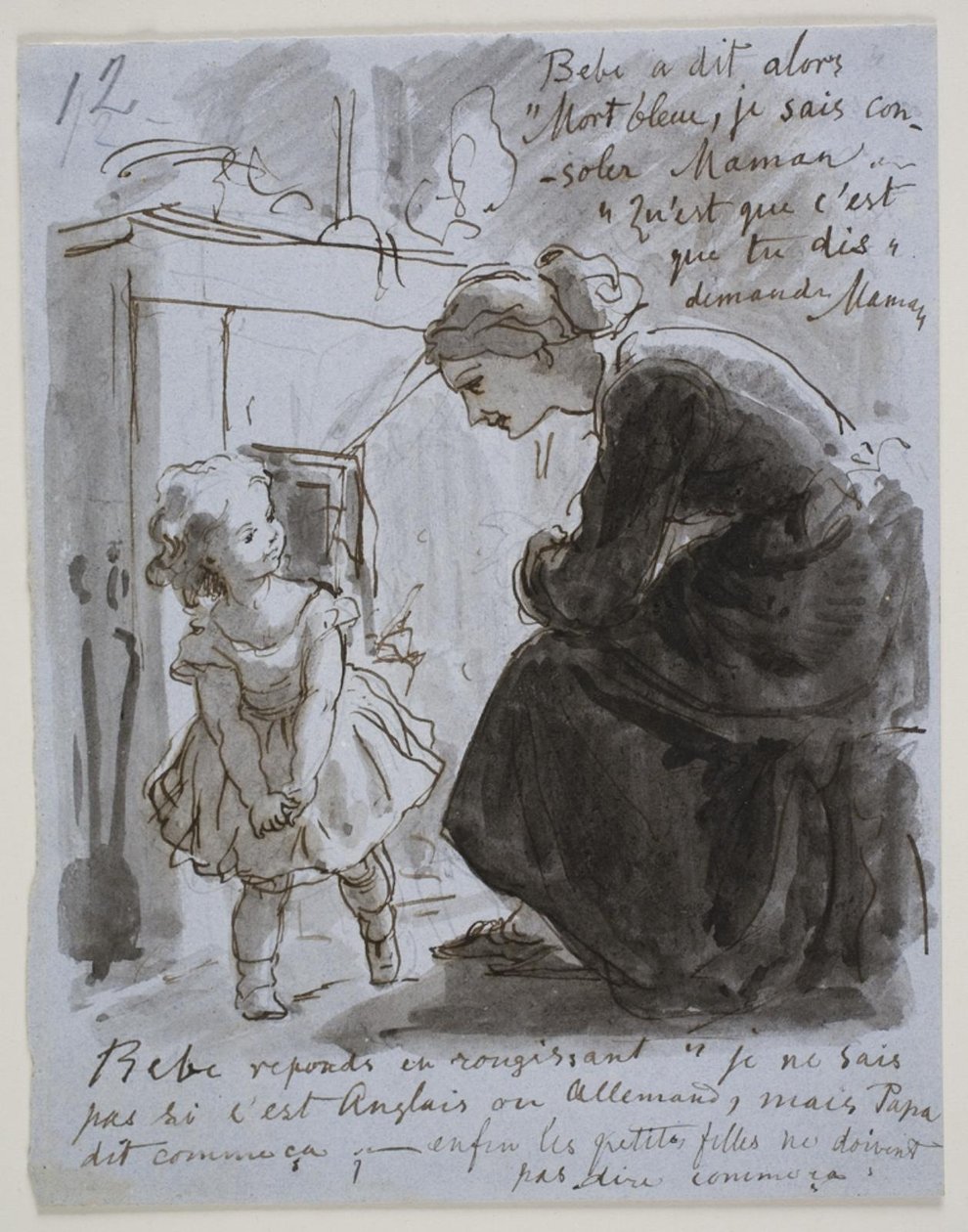 Bébé zu Hause von Lorenz Frølich
