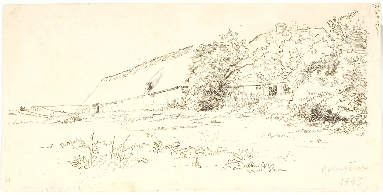 Bauernhaus. Holmstrup von Lorenz Frølich