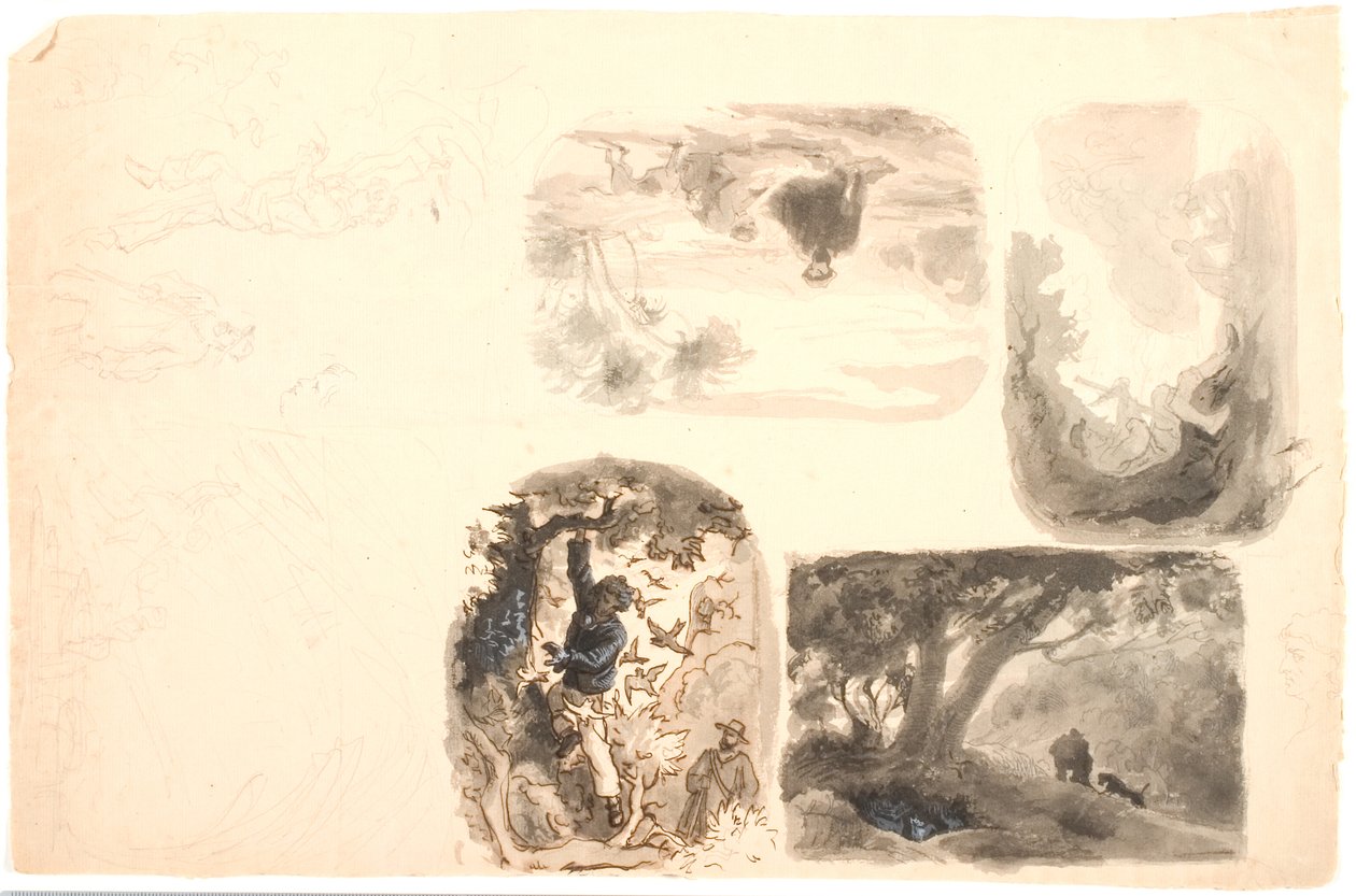 Illustrationsentwurf von Lorenz Frølich