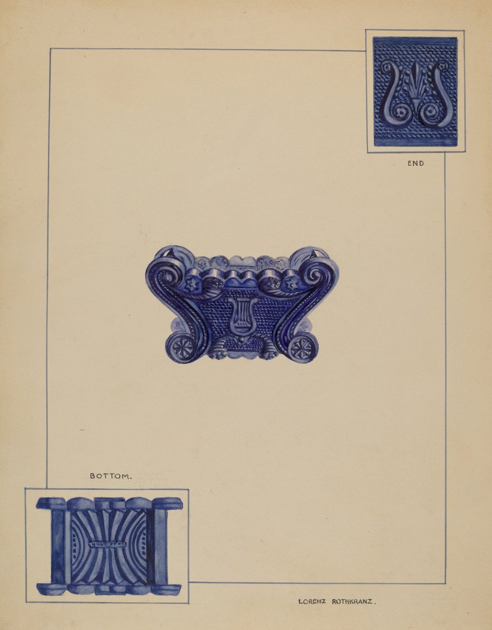 Salzfass, ca. 1937 von Lorenz Rothkrantz