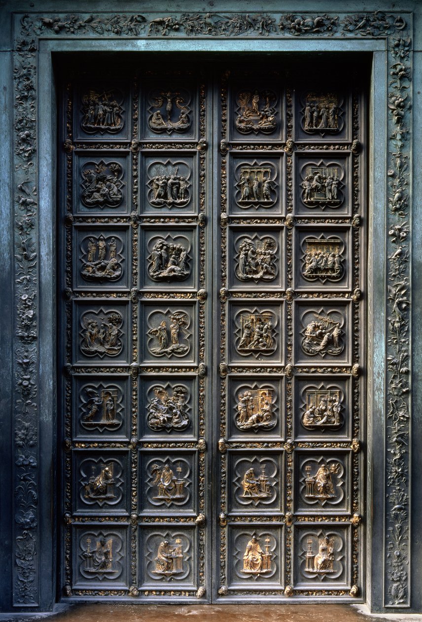 Nordtüren des Baptisteriums von San Giovanni, 1403-24 von Lorenzo Ghiberti