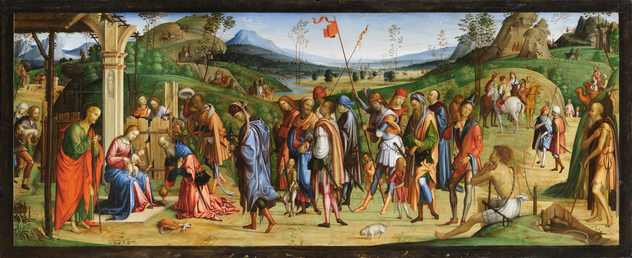 Anbetung der Heiligen Drei Könige von Lorenzo Costa