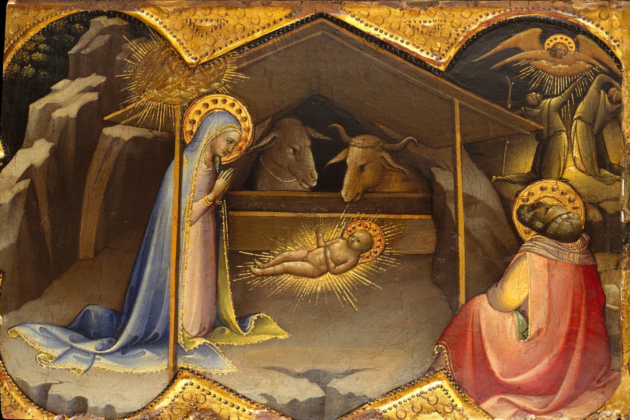 Die Geburt Christi, ca. 1406-10 von Lorenzo Monaco