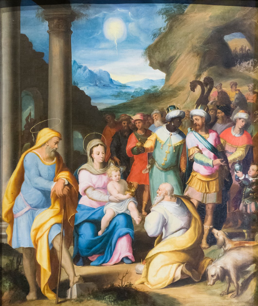 Die Anbetung der Heiligen Drei Könige von Lorenzo Sabbatini