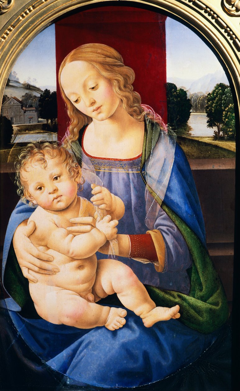 Madonna mit Kind (Gemälde) von Lorenzo di Credi