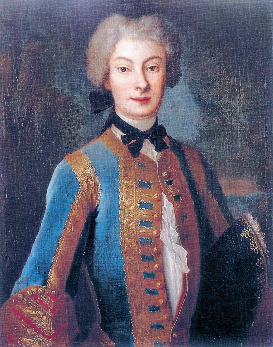Anna Orzelska im Reitkostüm von Louis de Silvestre