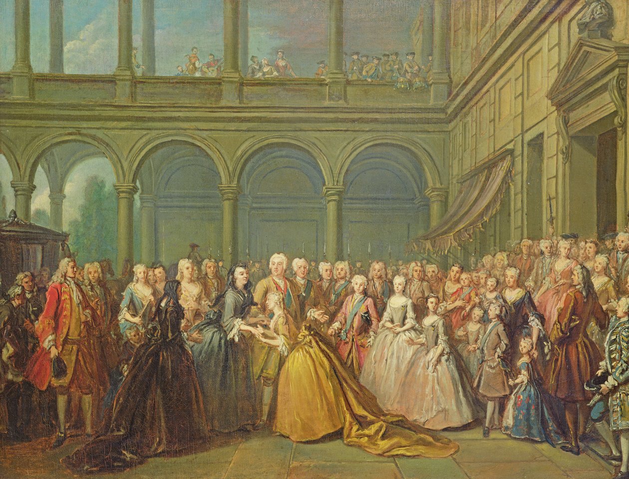 Das Treffen in Neuhaus in Böhmen, 24. Mai 1737 von Louis de Silvestre