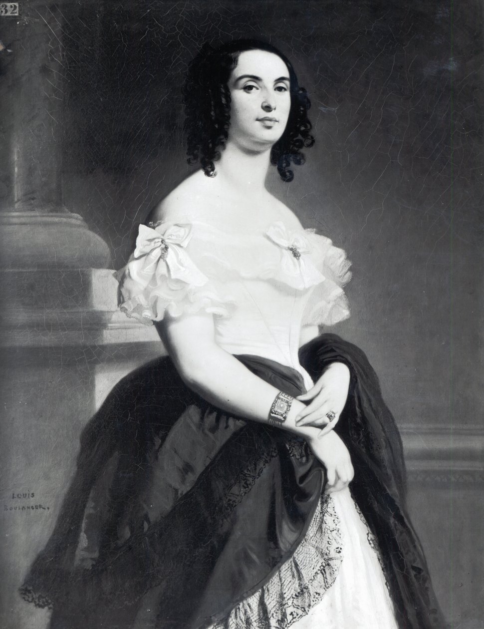 Adele Foucher (1803-68) 1839 von Louis Boulanger