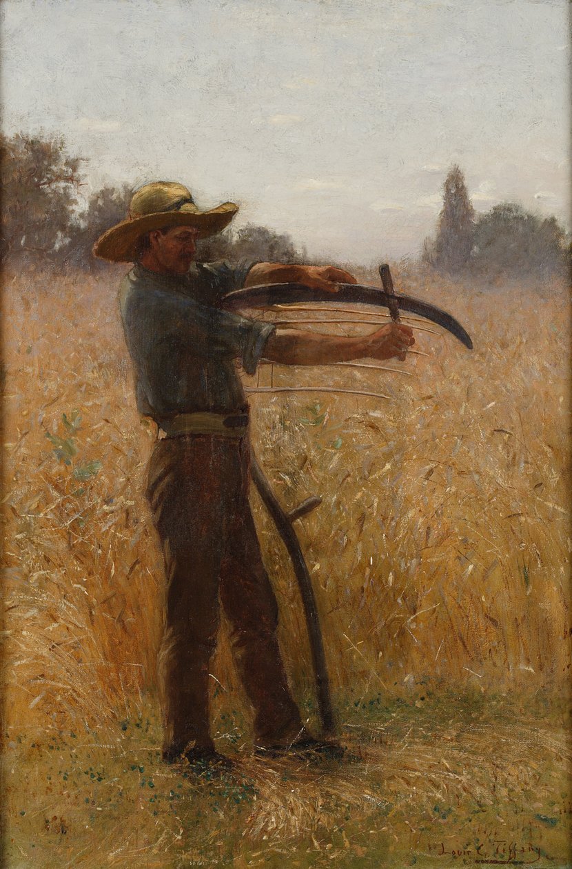 Der Schnitter, ca. 1879-81 von Louis Comfort Tiffany